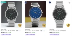 Allen Solly Wrist Watches at minimum 70% Discount