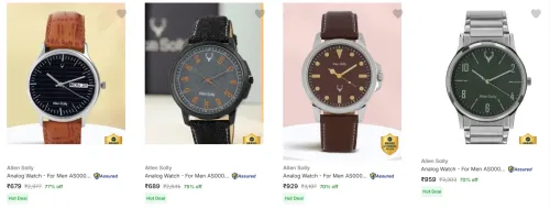 Image of Allen Solly Men's Wrist Watches at minimum 70% Discount