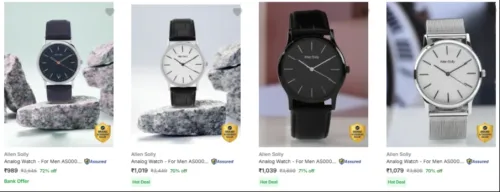 Image of Allen Solly Wrist Watches At Minimum 70% Discount