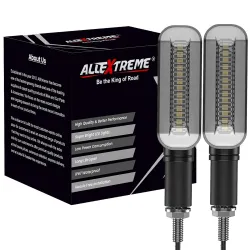 AllExtreme EXNPE11 Blue LED Flexible Bike Indicator Lights