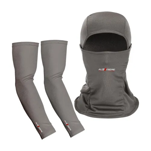 Image of ALLEXTREME Grey Bike Face Mask