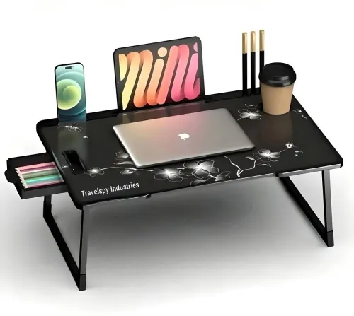 Image of Alliance Multipurpose Foldable with Cup Holder Study Table 