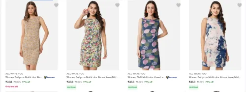 Image of All Ways You Women's Dresses upto 77% Discount