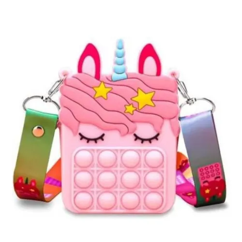Image of ALMOSTHERE® pop it Unicorn Sling Bag