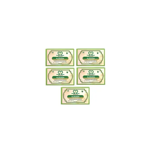 Image of Aloevera Soap (Pack of 5 125g Each) 