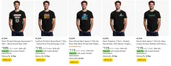 ALOVA Mens T-shirts Flat 94% Off