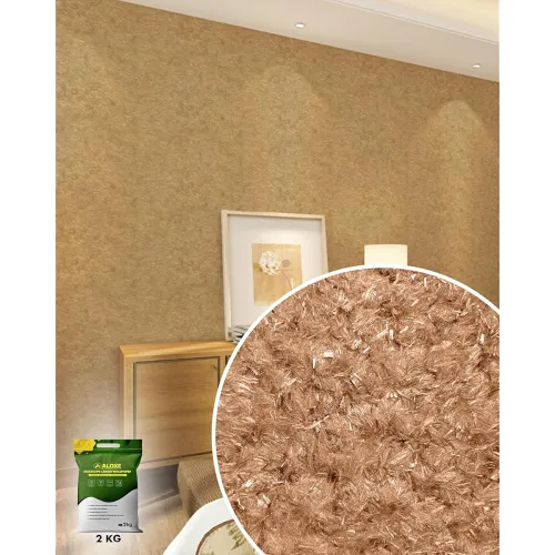 Image of ALOXE Liquid Wallpaper for Walls Décor (2kg) |Easy to Apply Plant Based Eco Friendly Wall Décor with 110sqft Coverage