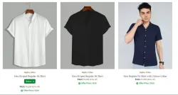 Alpha Tribe Mens Shirts at minimum 80% Discount
