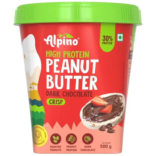 Image of ALPINO High Protein Dark Chocolate Peanut Butter Crisp 500g