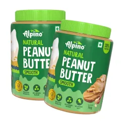 Alpino Natural Peanut Butter Smooth 2 KG 