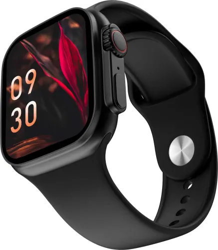 Image of alt PF BT Calling with 1.93inch HD Display, AI Voice Assistant t800 Black Smartwatch (Black Strap, Regular)