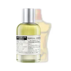 Alternate Scents Tropical Vibe 100ml Long Lasting Perfume For Men&Women |Strong& long Lasting with 30% Oil Concentration|Warm, Spicy,Seductive| Fragrance From France | Made In India|