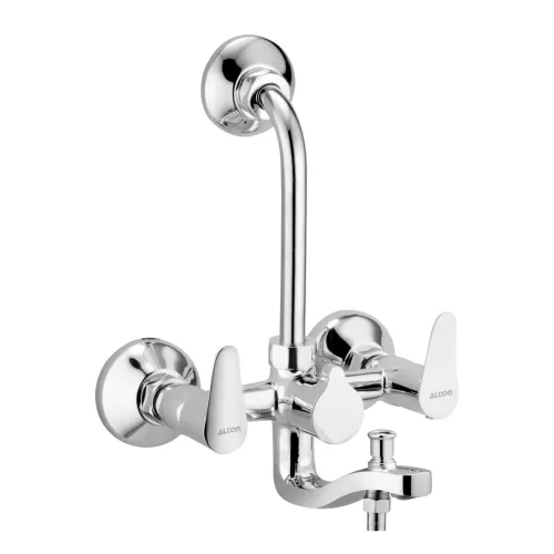 Image of ALTON LRK9690, Brass, 3-IN-1 Wall Mixer With L-bend Set, Chrome