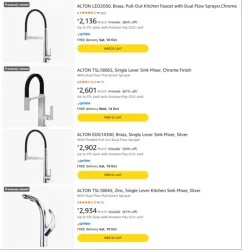 ALTON Faucet kitchen flow sprayer upto 90% Discount