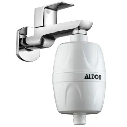 ALTON FLT40100, 15-Stage Shower and Tap Filter for Hard Water | Water Softener for Bathroom | Hard Water Filter | White 