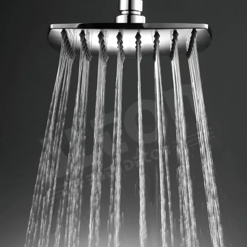 Image of ALTON SHR22145, SS-304 Grade 6X6 Square Overhead Shower Without Arm, Chrome Finish