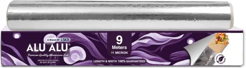 Image of ALU ALU 9 Meter Thick 11 Micron Aluminium Foil, Keeps Food Fresh, Low Wastage Aluminium .