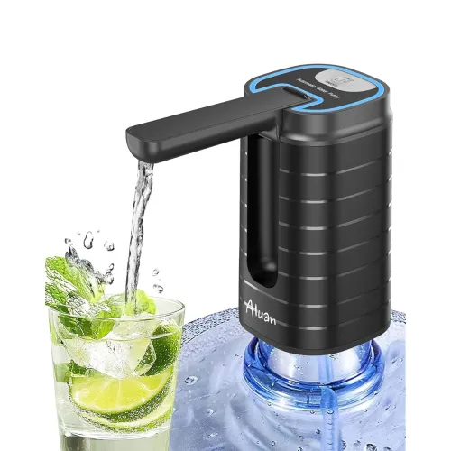 Image of Aluan Automatic Water Can Dispenser Pump for 20 Litre Bottle-Big Battery Portable C Type USB Rechargeable Water Pump Dis