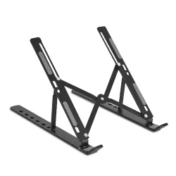 Aluminum Adjustable Foldable Laptop Stand Modern Portable & Ventilated Ergonomic Holder for Desk Compatible