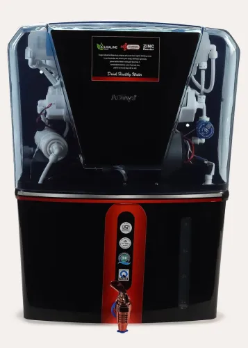 Image of Always Dell Shine ISI Mark Ro+Alkaline+Uv+TDS 12 L RO Water Purifier (Black)