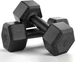 AMAN FIT 10KG Hex Dumbbell Pair