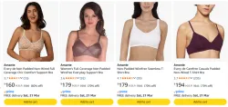Amante Women Bra Starting @ ₹160