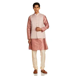 Amazon Brand - Symbol Mens Cotton Blend Printed Kurta Set