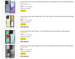 Amazon Basic Mobile Cover Starting @ ₹62