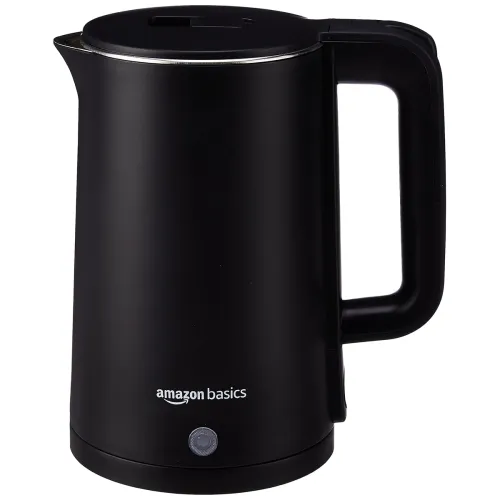 Image of amazon basics 1.5 Liter Cool Touch Electric Kettle 1350 Watt.