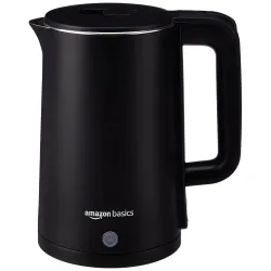 amazon basics 1.5 Liter Cool Touch Electric Kettle 1350 Watt.