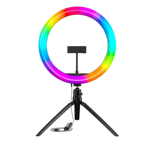 Image of Amazon Basics 10-Inch LED RGB Ring Light 