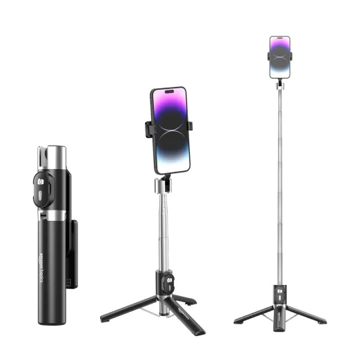 Image of Amazon Basics 100 cm Selfie Stick | Bluetooth Remote 