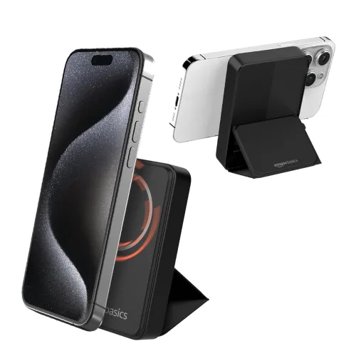 Image of amazon basics 10000mAh 20W Fast Charging Power Bank and 15W Wireless Output