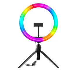 Amazon Basics 10-Inch LED RGB Ring Light