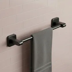 Amazon Basics 12-Inch Self Adhesive Towel Rod