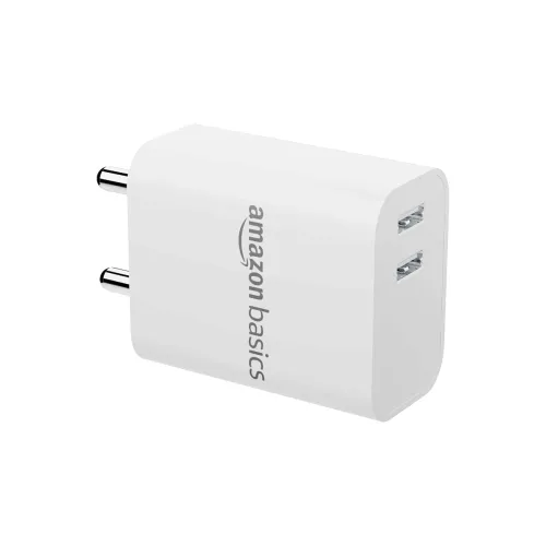 Image of Amazon Basics 12W Dual Port Fast Charger