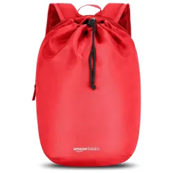 Amazon Basics 15L Red Polyester Backpack