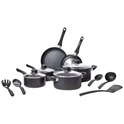 Amazon Basics 15-Piece Non-Stick Cookware Set