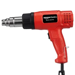 Amazon Basics 1700W Heat Gun | Dual Temperature & Airflow Control | ABS Body | Hot Air Gun for Paint Removal, Plastic We