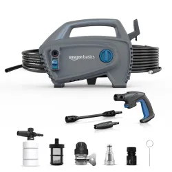 Amazon Basics 1800W 105 Bar Pressure Washer with 8 Accessories