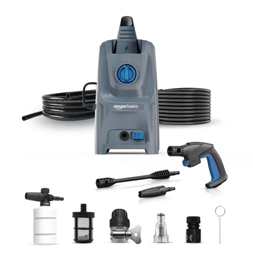 Image of Amazon Basics 1800W Pressure Washer 130 Bar
