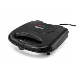 Amazon Basics 2-Slice Sandwich Maker 750W Non-Stick Coated Plates | Thermostatic Temperature Control | Cool-Touch Handle | Power & Ready Indicator Lights | Overheat Protection | Upright Stor...