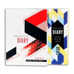 amazon basics 2025 New Year Dated Diary | Hard Bound Personal Planner For Him & Her | Goal Setting & Productivity Tools 