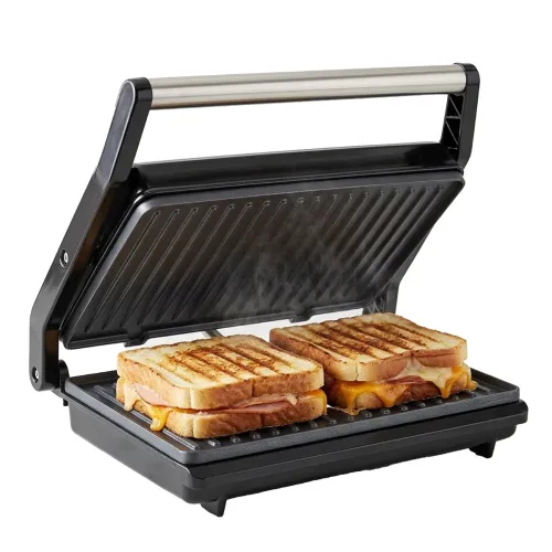 Image of Amazon Basics 2-Slice Contact Press Grill 1200W