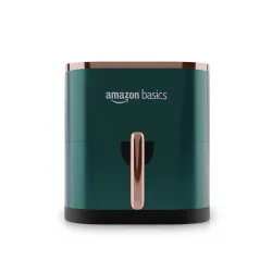 Amazon Basics 3.5L Electric Air Fryer | 1200 W | Temp. Settings Up to 200°C | 7 Pre-set Options | 360° High Speed Air Ci