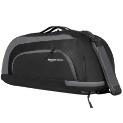 Amazon Basics Polyester Gym Duffle Bag with Shoe Compartment | 3-in-1 Versatile Bag for Gym, Travel, and Sports | Detach