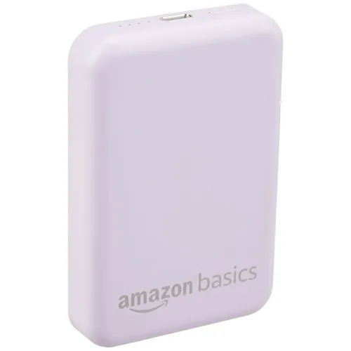 Image of Amazon Basics 5000mAh Li-Polymer Wireless Power Bank