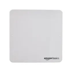 Amazon Basics Axial Fan 6" | 22W | 7 Blades | 135 mm Sweep | 7.5 dB Low Noise | Window Mount | Wall Switch Control | White Plastic Body