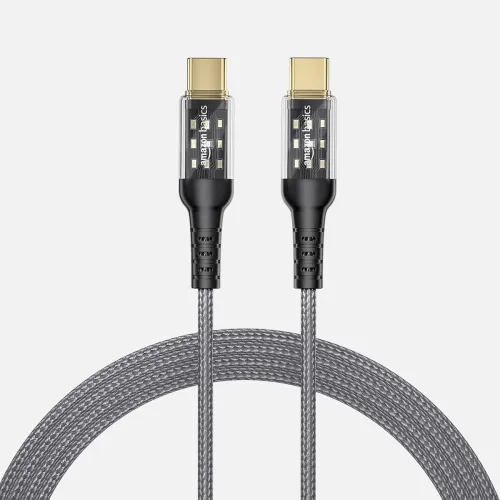 Image of Amazon Basics 60W Braided USB-C Cable (1.2m)