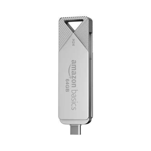 Image of Amazon Basics 64GB USB 3.0 Flash Drive | 80+ Mbps Read Speed | 